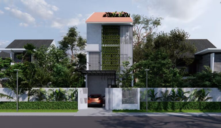 Rumah Split Level di Desain oleh Katam Studio untuk Mrs. VA